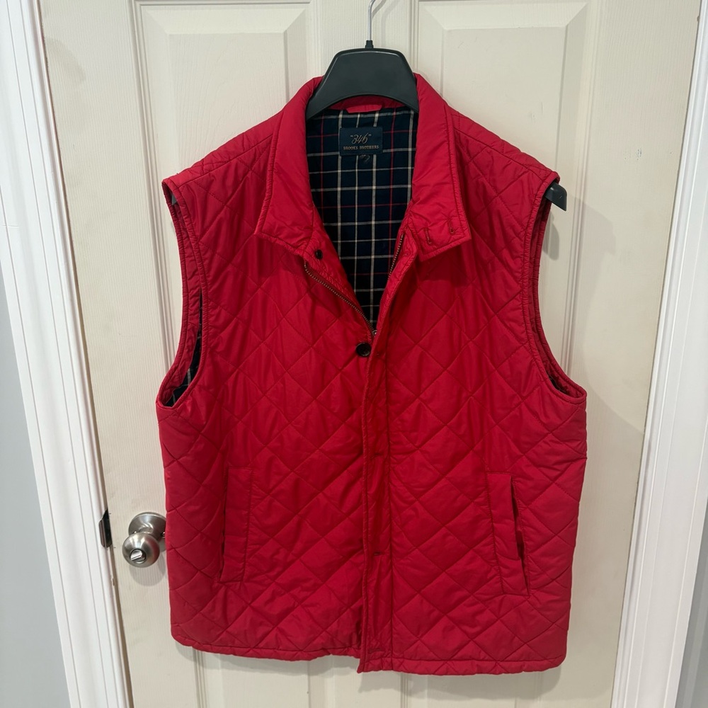 Brooks Brothers Red Quilted Vest